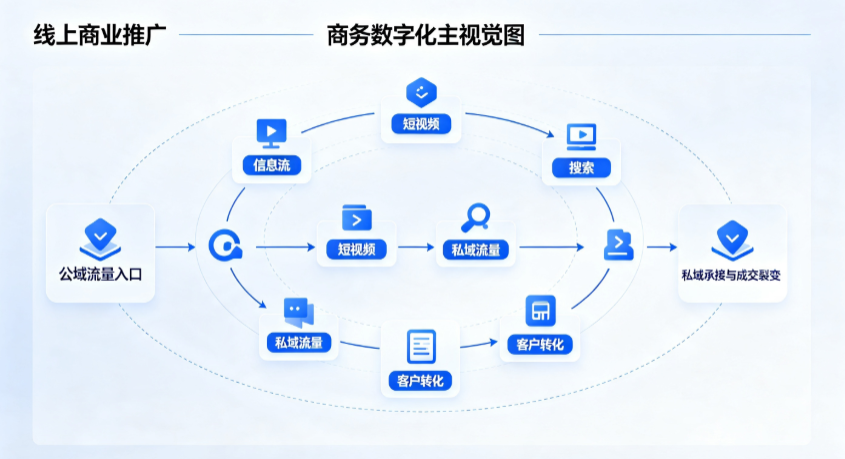 泰山区线上商业推广怎么做？全域流量闭环搭建与低成本转化实战指南